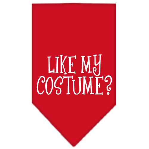 Like my costume? Screen Print Bandana Red Large
